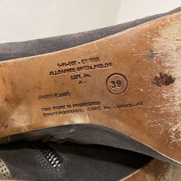 All saints neutral suede lace bootie size 9 - Picture 8 of 9